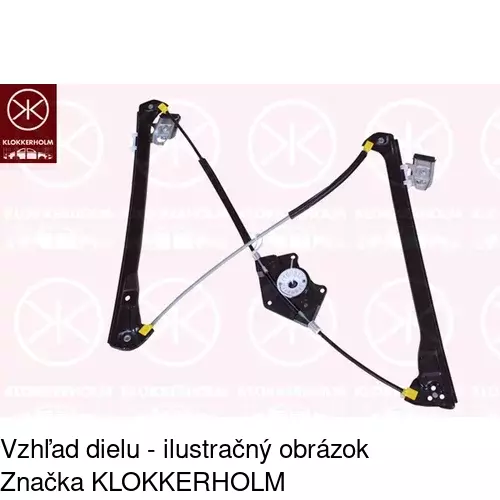 Mechanizmus sťahovania okna elektrický bez motora 9548PSG1 /POLCAR/ - obr. 5