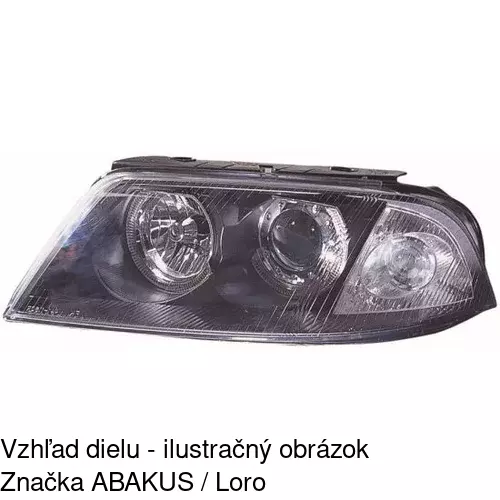 Hlavný reflektor POLCAR 9549093E