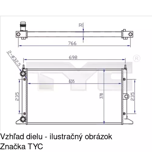 Chladiče vody POLCAR 955008-2