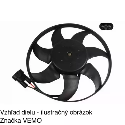 Ventilátor bez krytu / podpery POLCAR 956623U5 - obr. 2