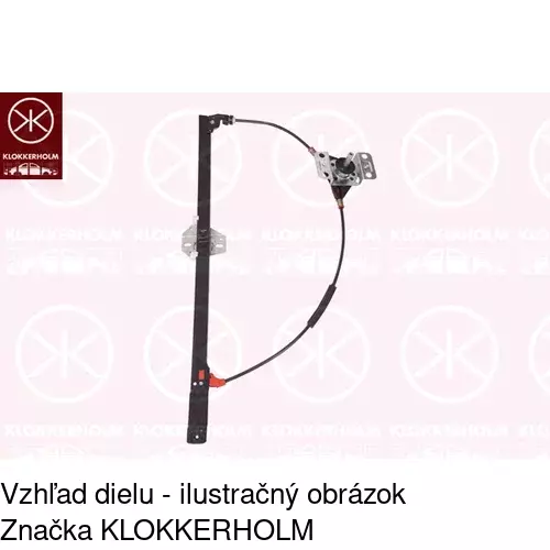 Manuálny mechanizmus okna dverí POLCAR 9566PSM1