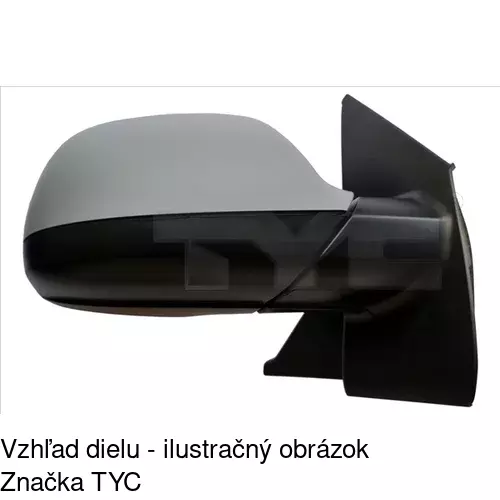 Rám vonkajšieho zrkadla POLCAR 956955PM - obr. 2