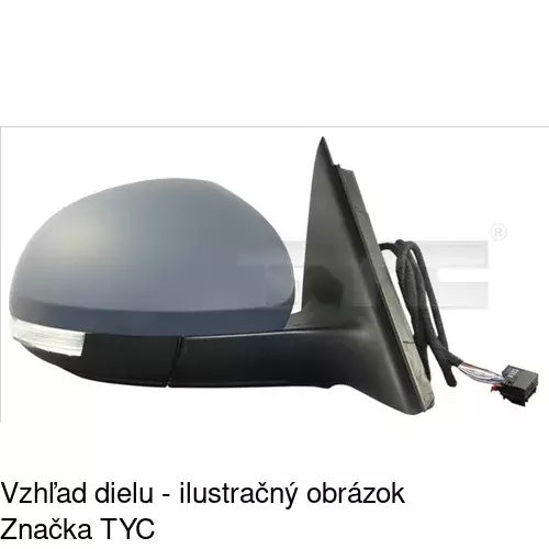 Vonkajšie zrkadlo POLCAR 9585524E - obr. 1