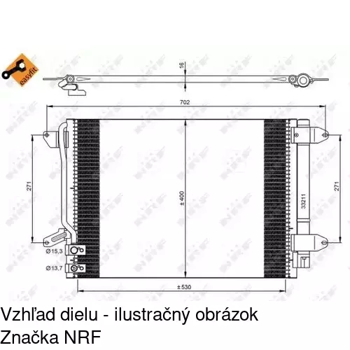 Chladiče klimatizácie POLCAR 95C1K81K - obr. 3