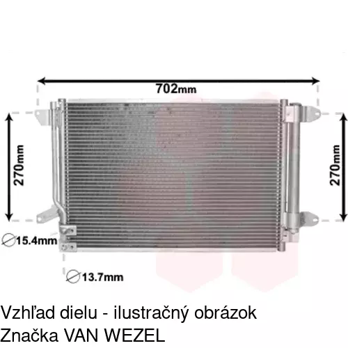 Chladiče klimatizácie POLCAR 95C1K81K - obr. 5