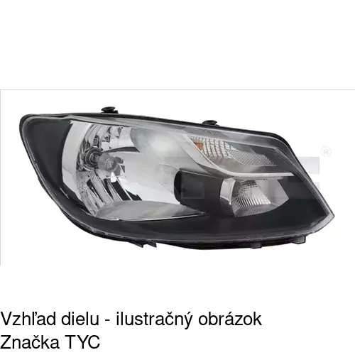 Hlavný reflektor POLCAR 95U109-E