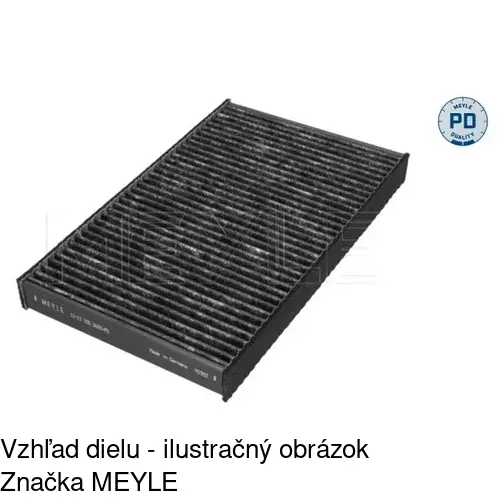 Kabínový filter s uhlíkom POLCAR S11-1005 - obr. 4