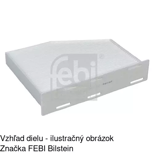 Kabínový filter s uhlíkom POLCAR S11-1015 - obr. 1