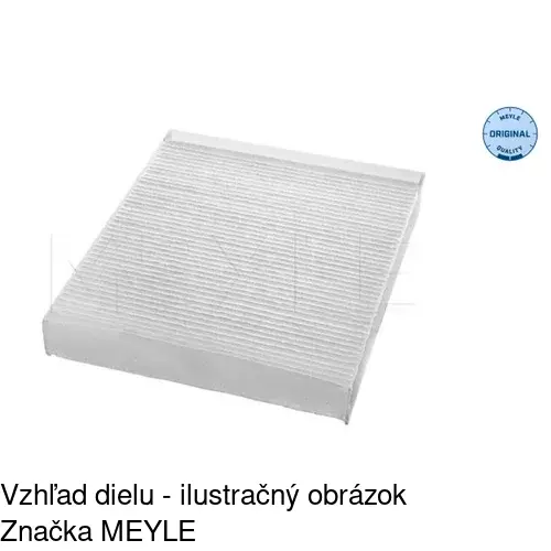 Kabínový filter s uhlíkom POLCAR S11-1027 - obr. 1