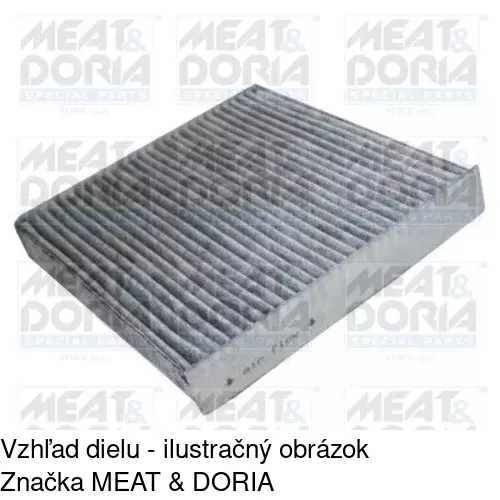 Kabínový filter s uhlíkom POLCAR S11-1031 - obr. 5