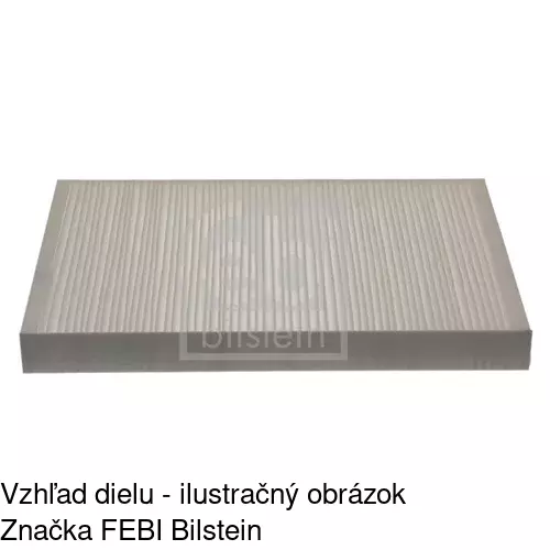 Kabínový filter s uhlíkom POLCAR S11-1060 - obr. 5