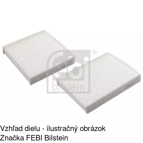 Kabínový filter s uhlíkom POLCAR S11-1078 - obr. 3