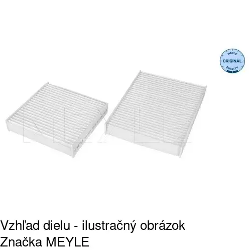 Kabínový filter s uhlíkom POLCAR S11-1078 - obr. 4