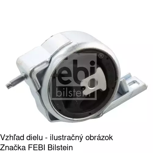 Silentblok motora POLCAR S2250026