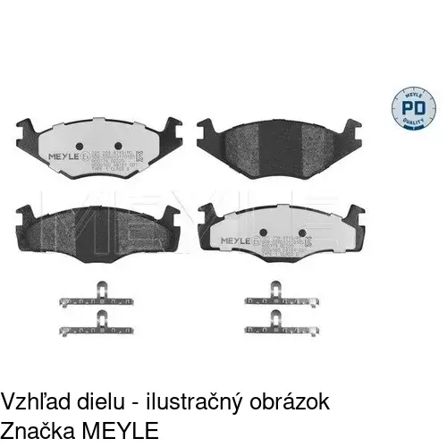 Brzdové dosky POLCAR S70-0064 - obr. 4