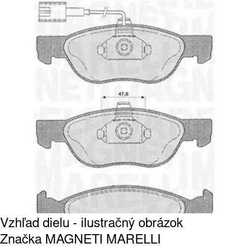 Brzdové dosky POLCAR S70-0067