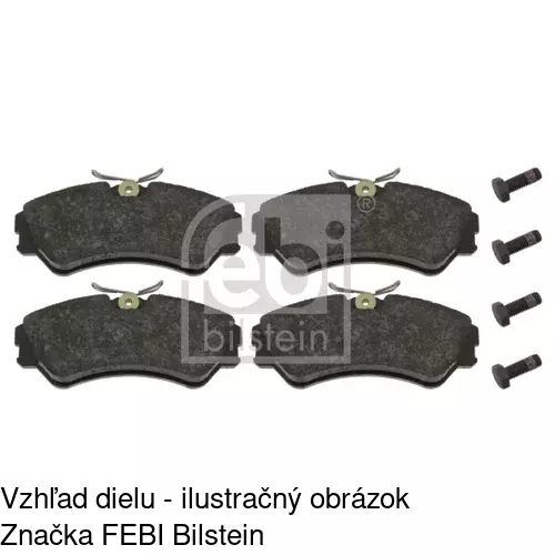 Brzdové dosky POLCAR S70-0073 - obr. 5