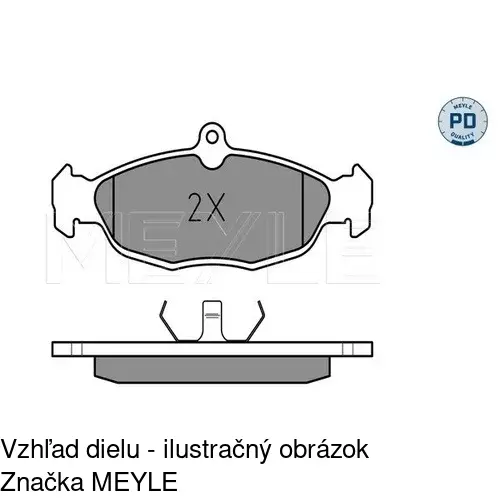 Brzdové dosky POLCAR S70-0077 - obr. 5