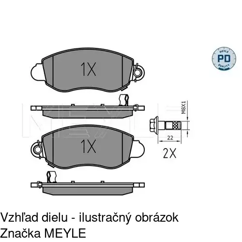 Brzdové dosky POLCAR S70-0094 - obr. 3