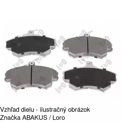 Brzdové dosky POLCAR S70-0132 - obr. 4