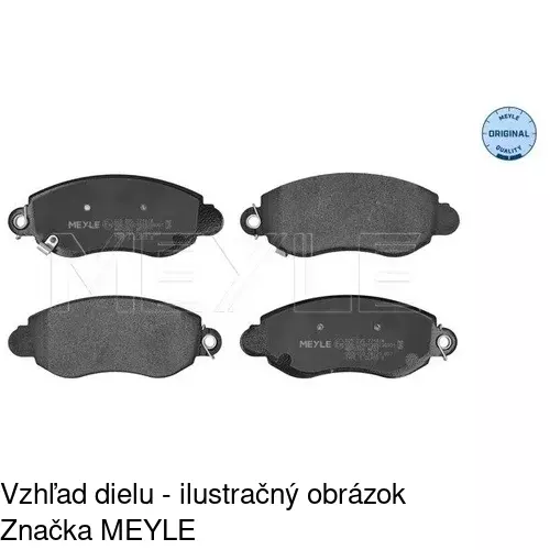 Brzdové dosky POLCAR S70-0139 - obr. 5