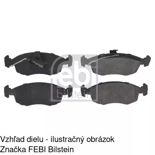 Brzdové dosky POLCAR S70-0146 - obr. 2