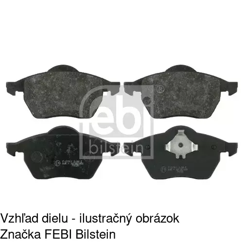 Brzdové dosky POLCAR S70-0201 - obr. 1