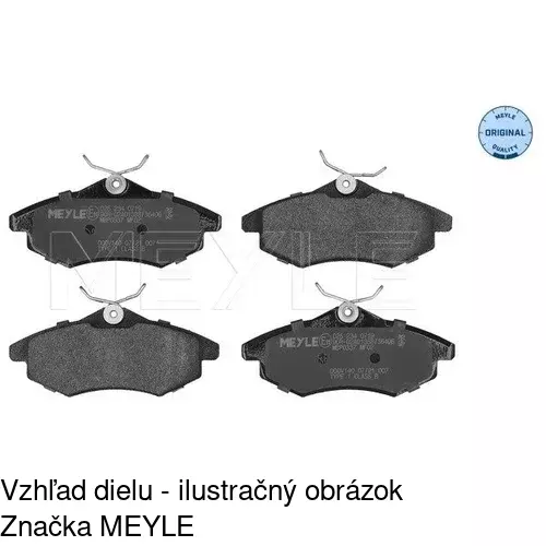 Brzdové dosky POLCAR S70-0202 - obr. 2