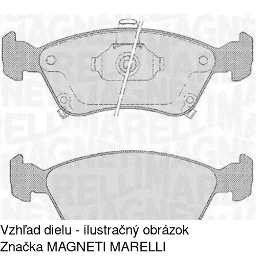 Brzdové dosky POLCAR S70-0207 - obr. 3