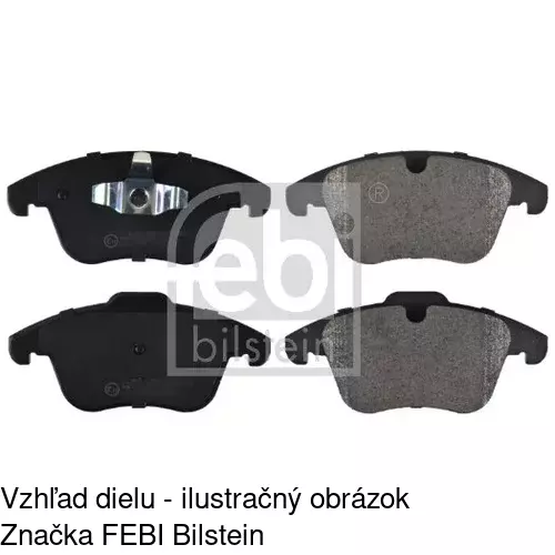 Brzdové dosky POLCAR S70-0224 - obr. 2