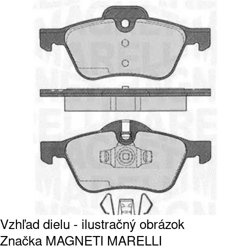 Brzdové dosky POLCAR S70-0254 - obr. 2