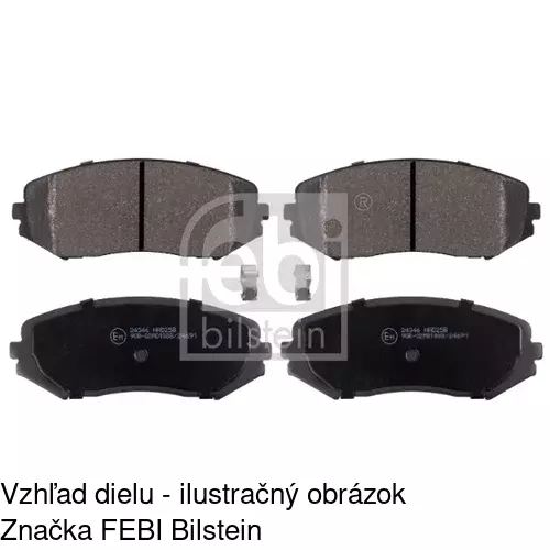 Brzdové dosky POLCAR S70-0256 - obr. 4