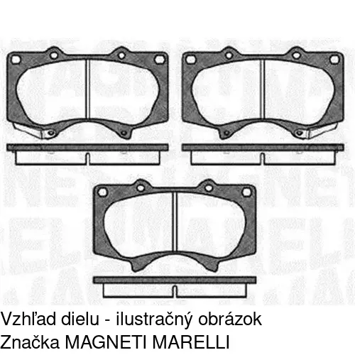 Brzdové dosky POLCAR S70-0263 - obr. 2