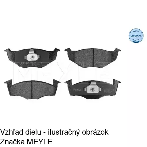 Brzdové dosky POLCAR S70-0294 - obr. 2