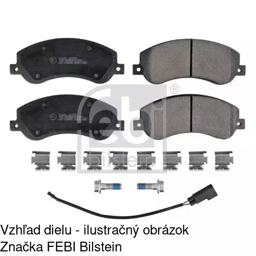 Brzdové dosky POLCAR S70-0297 - obr. 2