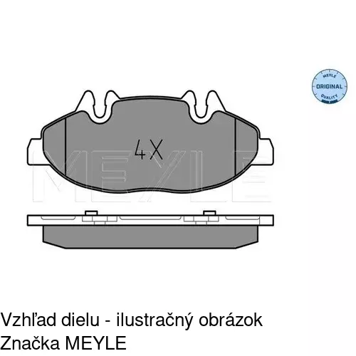 Brzdové dosky POLCAR S70-0314 - obr. 4