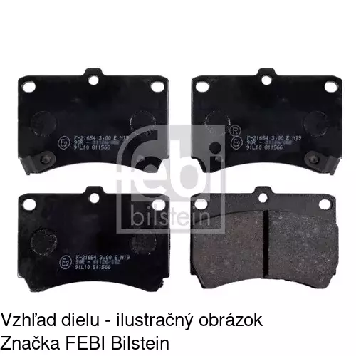 Brzdové dosky POLCAR S70-0316 - obr. 2