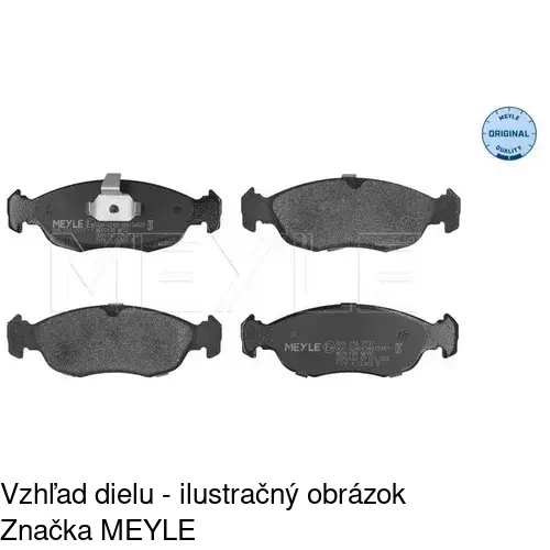 Brzdové dosky POLCAR S70-0322 - obr. 4