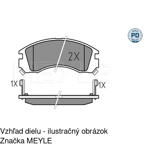 Brzdové dosky POLCAR S70-0325 - obr. 5