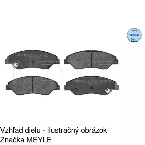 Brzdové dosky POLCAR S70-0401 - obr. 3