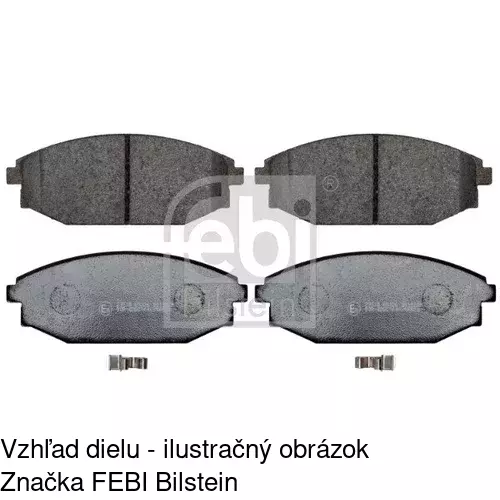 Brzdové dosky POLCAR S70-0514