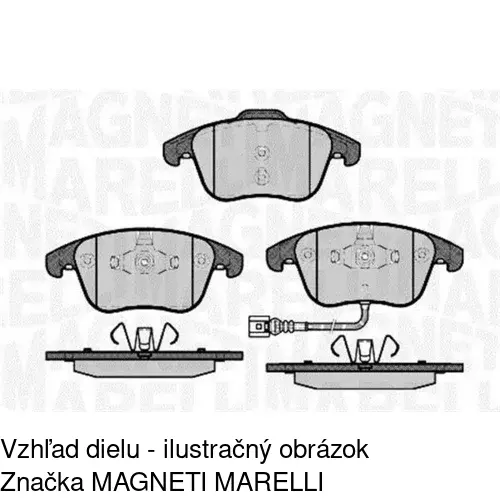 Brzdové dosky POLCAR S70-0534 - obr. 1