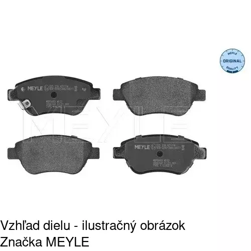 Brzdové dosky POLCAR S70-0548 - obr. 4