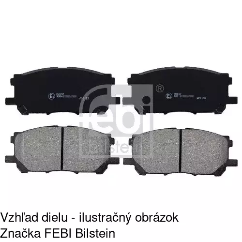 Brzdové dosky POLCAR S70-0557