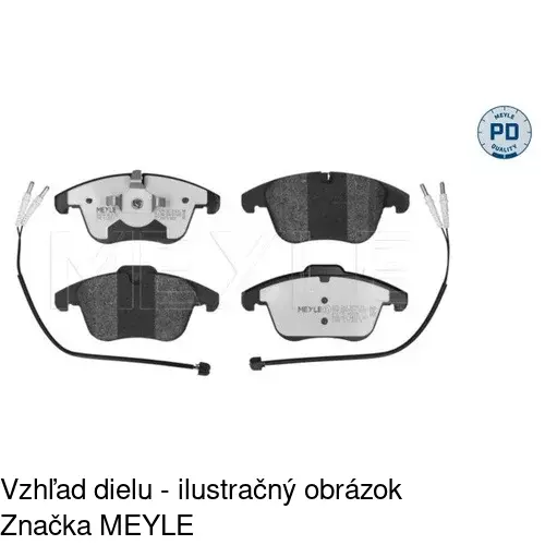 Brzdové dosky POLCAR S70-0560 - obr. 4