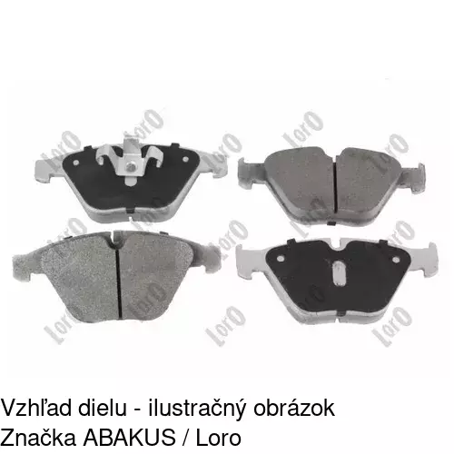 Brzdové dosky POLCAR S70-0587 - obr. 5