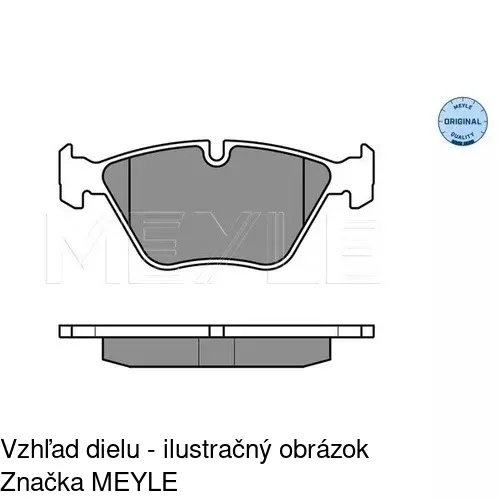 Brzdové dosky POLCAR S70-0592 - obr. 2