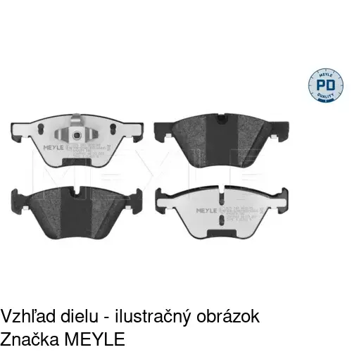 Brzdové dosky POLCAR S70-0592 - obr. 3