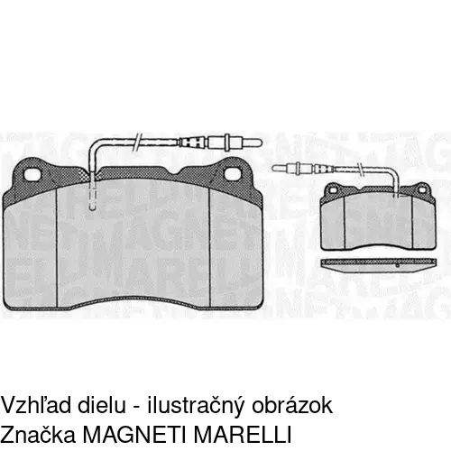 Brzdové dosky POLCAR S70-0597