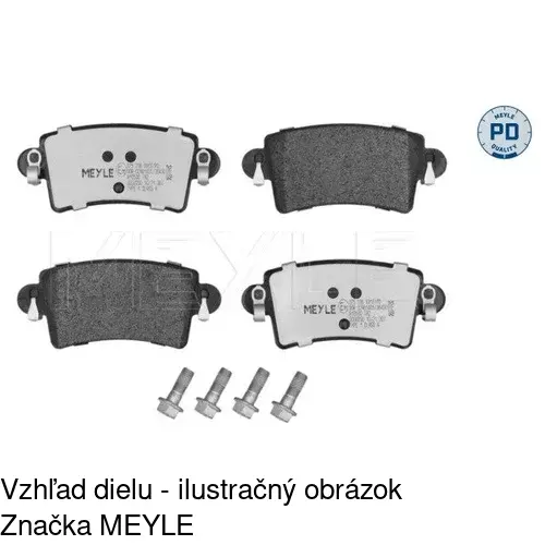 Brzdové dosky POLCAR S70-1056 - obr. 4